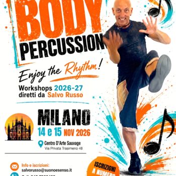 Body Percussion Workshop Milano - Salvo Russo