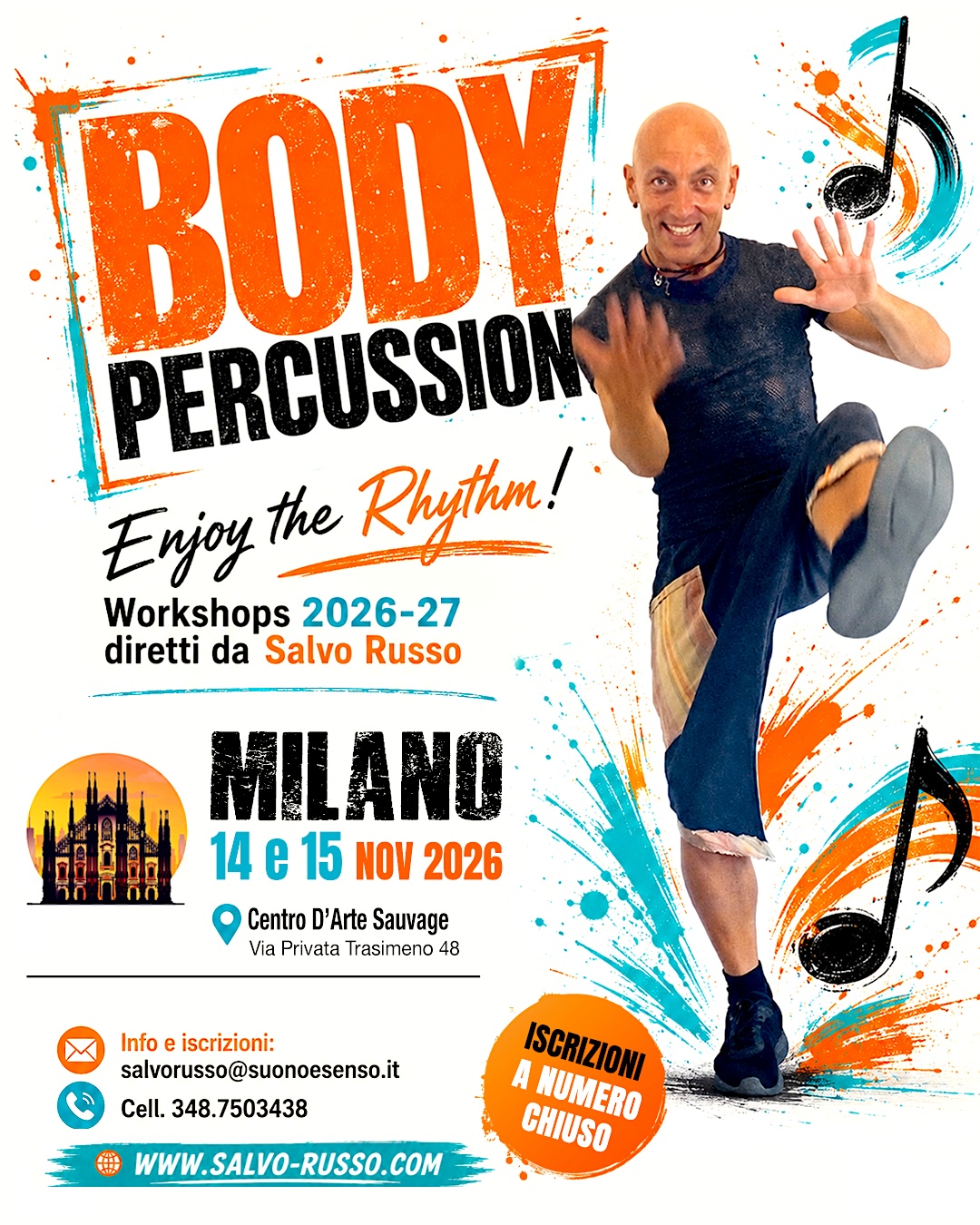 Body Percussion Workshop Milano - Salvo Russo