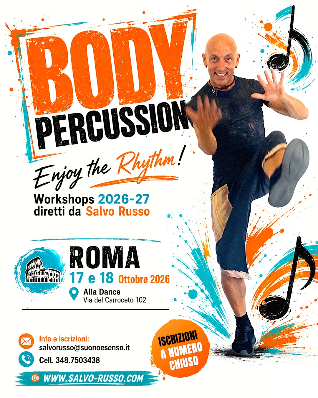 Body Percussion Workshop Roma - Salvo Russo